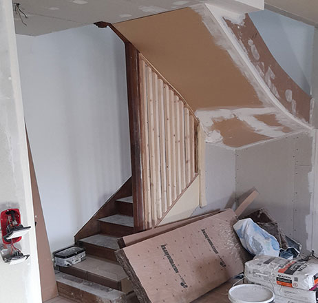 Renedi Services : rénovation escalier bois à Trégueux, Saint-Brieuc & Plérin (22)